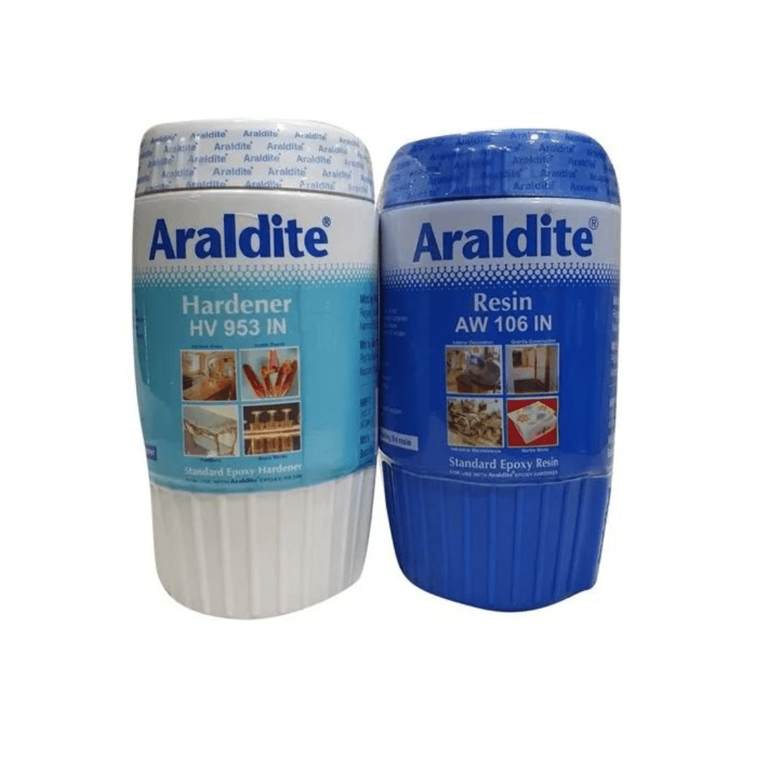 1.8 kg pack of ARALDITE AW106, a high-strength epoxy adhesive for bonding applications.