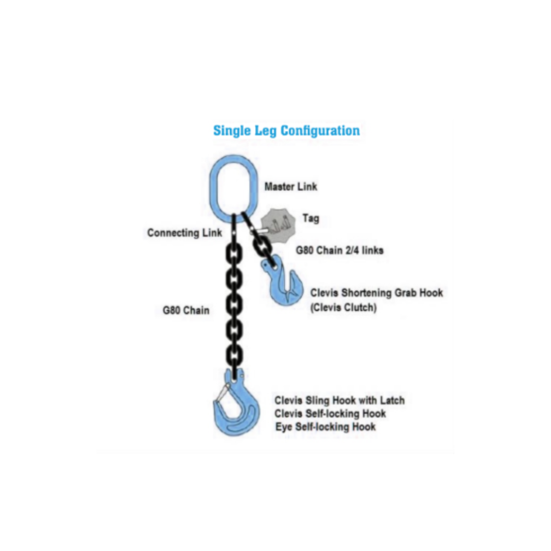 Chain Sling – Lift Easy Single Leg Chain sling supplier distributor manufacturer – Lift Easy Dubai UAE Saudi Arabia Oman Qatar Bahrain Kuwait